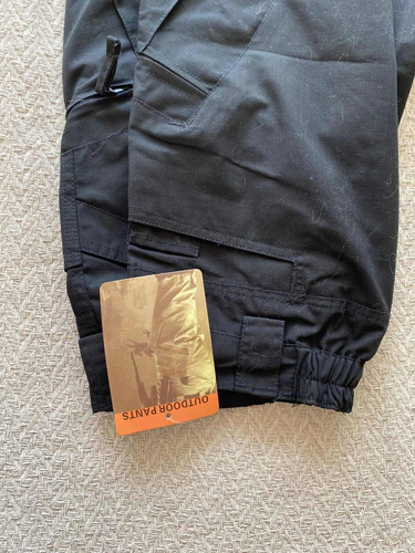 Pantalón Cargo Negro, Outdoor Pants
