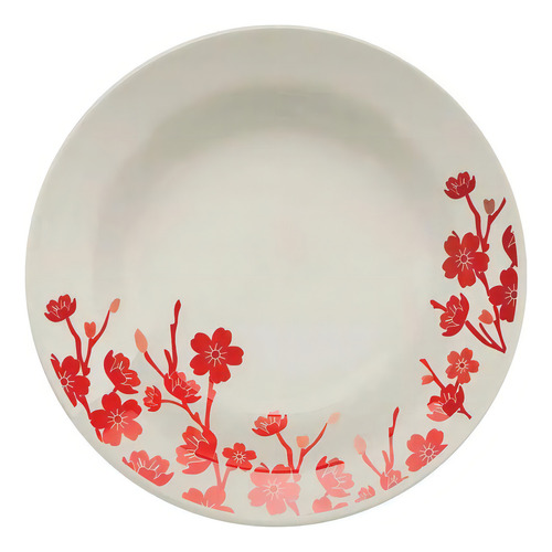 Donna Jd Oriental Prato Fundo 22 Cm - Caixa C/ 12 Peças