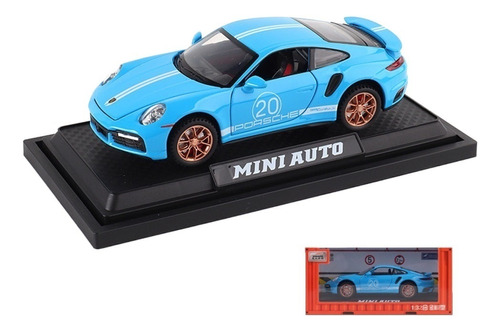 Porsche 911 S Turbo Miniatura Metal Autos Adornos Coleccion