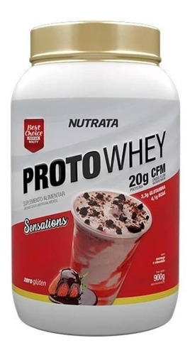 Proto Whey 900g Lançamento - Nutrata Melhor Sabor Delicioso Sabor Sensação