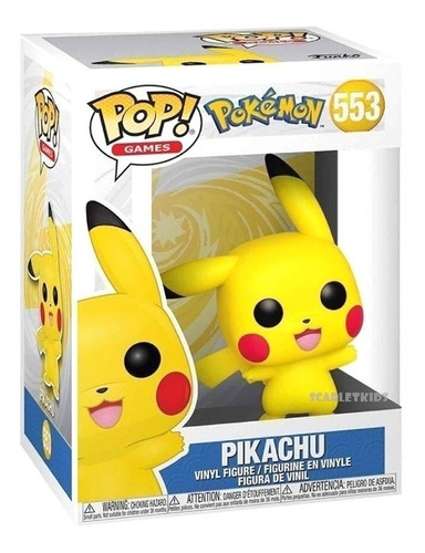 Funko Pop Pokemon Pikachu 553 Original Scarlet Kids