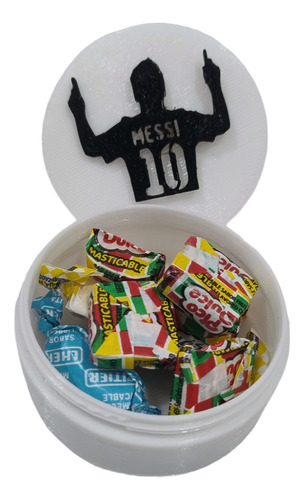 Cajitas Fútbol Messi X10 Souvenir Cumple Temático Golosinas 