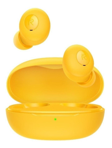 Audífonos in-ear gamer inalámbricos Realme Buds Q amarillo
