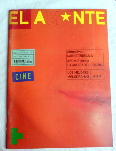 El Amante Cine 75 Almodovar Ripstein , Mejores Melodramas (Usado)