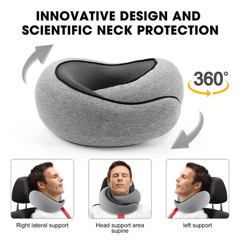 2025 Almohada De Viaje For Avión, Reposacabezas Y Cuello. .