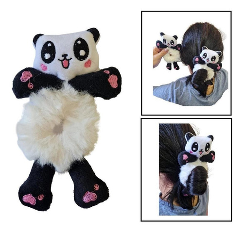 Xuxinha Pelúcia Bichinhos Urso Panda Com Elástico Infantil