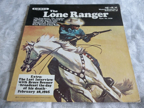 The Lone Ranger - Vinilo Lp - El Llanero Solitario