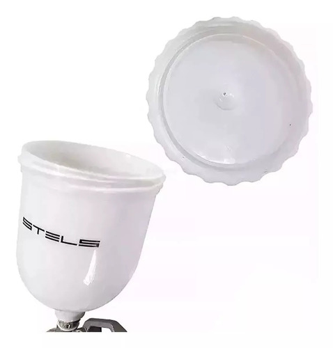 Pistola Pintura Gravidade 600ml + 3 Bicos 1.2 1.5 1.8 Stels