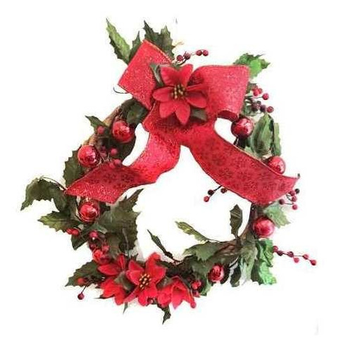 Guirlanda Natal De Cipó Com Laço Enfeite Natalino 33cm | Parcelamento sem juros Guirlanda Natal De Cipó Com Laço Enfeite Natalino 33cm | Parcelamento sem juros
