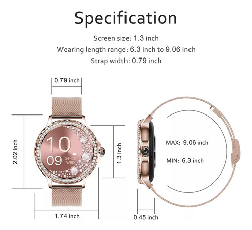 Relógio Fitness Tracker Watch, Relógio De Fitness Feminino C