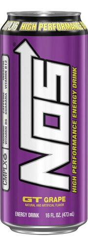 Nos Gt Grape: Bebida Energéticapack De 15 Unidades.