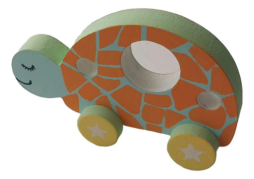 Didáctico Juego Arrastre Tortuga Waldorf Montessori