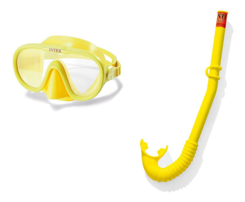 Set Buceo Mascara Y Snorkel Adventure Intex