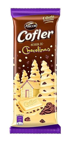 Cofler Chocolate Blanco Con Chocolinas X 100 Gr