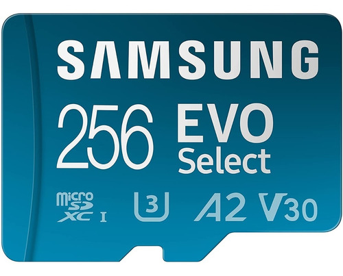 Tarjeta De Memoria Micro Sd Samsung Evo Select 256gb 130mb/s