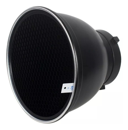 Difusor Bowens Campana Con Panal Grid Y Difusor 7 Reflector