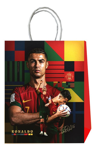 6 Bolsas Sorpresa Dulces Para Cumpleaños Cristiano Ronaldo 5