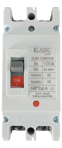 Breaker Industrial M1 Caja Moldeada 2p-100a Classic Lux