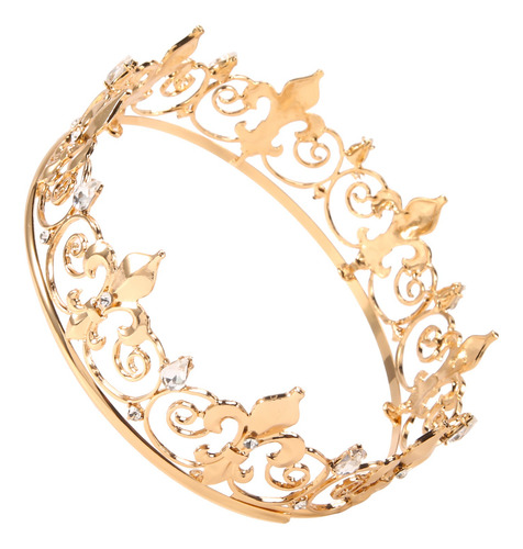 Royal King Crown For Men - Metal Prince Crowns And Tiaras