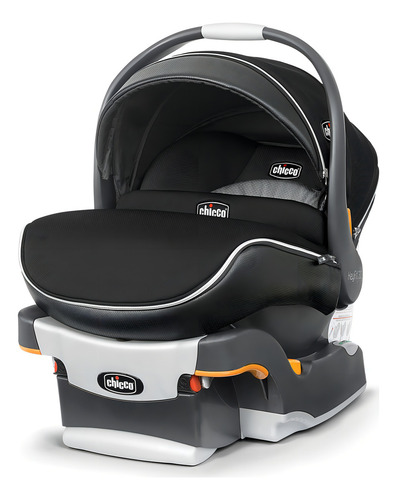 Chicco Keyfit - Asiento Y Base De Coche Para Bebés Con 30 Cremalleras, Asiento Trasero Para Bebés De 4 A 30 Libras. Incluye Soporte Para La Cabeza Y El Cuerpo Del Bebé, Bota Abierta Con Cierre Y Malla
