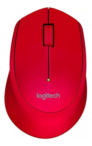 Mouse Inalámbrico Logitech M280 Rojo 2.4 Ghz 1000dpi