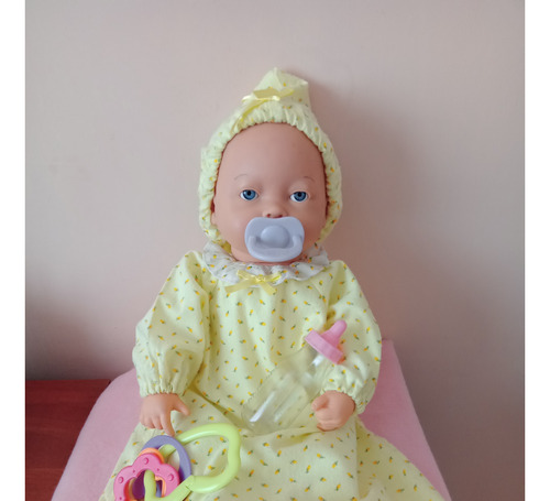 Muñeca Bebè Lili Ledy No . Es Real Baby 80`s  Talla   41 Cm.