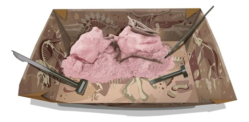 Kit Excavacion Esqueleto Fosil Dinosaurio Pteranodon Ciencia