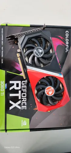 Placa De Vídeo Nvidia Colorful Rtx 3060 Ti Battleax 8gb Placa De Vídeo Nvidia Colorful Rtx 3060 Ti Battleax 8gb