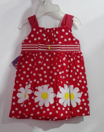 Vestido Importado Blueber Para Bebe Niña