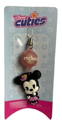 Colgante Llavero Disney Minnie Cuties Bebe Pequeño Silicon