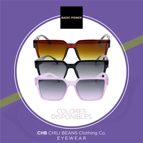 Lentes De Sol Para Mujer Color Cafe Gafas Con Detalle Dorado