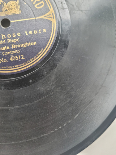 Miss Jessie Broughton Disco Pasta Beka Grand Record 40311 (Usado)