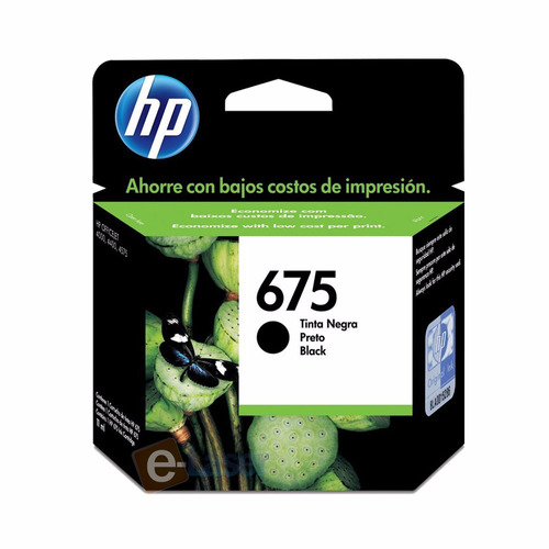 Cartucho Hp Original 675 Preto