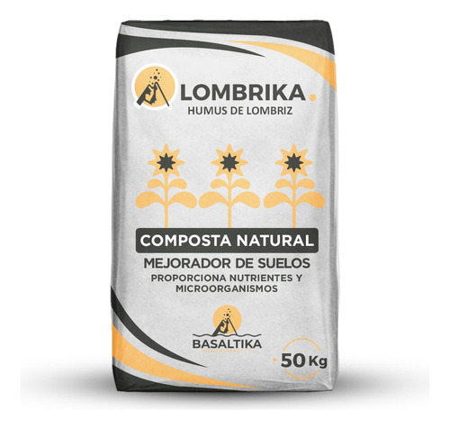 Lombrika (humus De Lombriz) Abono Fertiliza Organico - 50kg