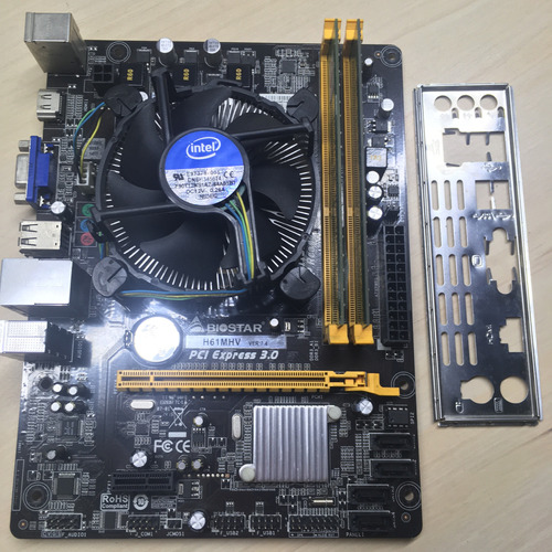 Combo Board Biostar H61mhv + Procesador Intel Core I5-3470s