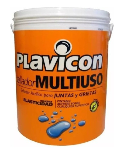 Plavicon Sellador Multiuso Pintable Grietas 5kg Gema