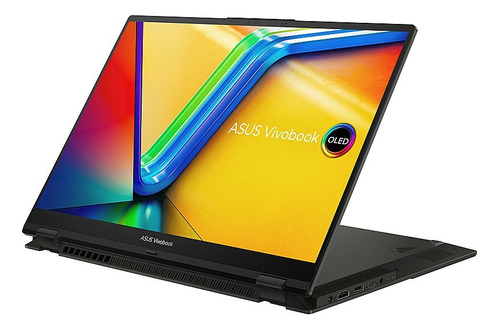 Laptop  Asus Vivobook S Flip TP3604VA-EB94T negra táctil 16", Intel I9 i9-13900H  16GB de RAM 1 TB SSD, Intel Iris Xe 60 Hz 1920 x 1200 (WUXGA) Windows 11 Home