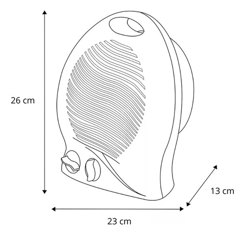 Calefactor Calentador De Termostato Blanco Mastercraft