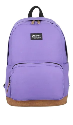 Mochila Reebok Unisex Z94330 Color Morado Diseño de la tela Liso