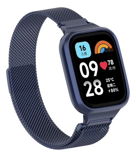 Pulsera Repuesto Metalica Para Xiaomi Redmi Watch 3 Active