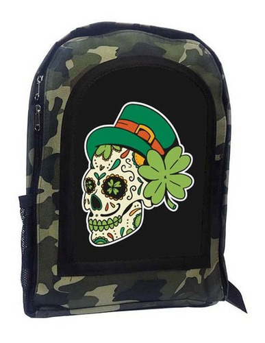 Mochila Camuflada Calavera Mexicana Catrina A37