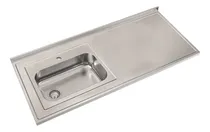 Comprar Mesada Johnson Acero 120x61 Bacha Izquierdo Simple 1a
