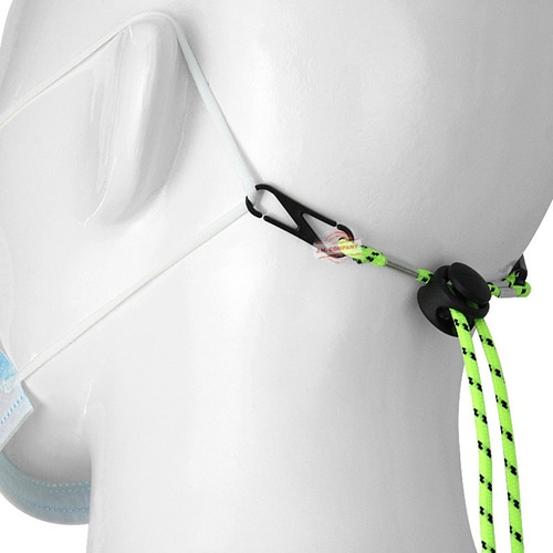 Imagen 4 de 6 de Sujetador Cordon Para Cubrebocas Ajustable Collar