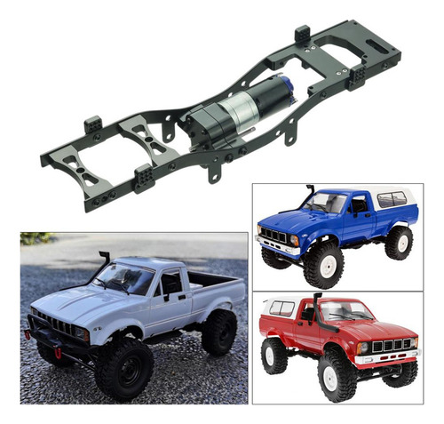 Yu Piezas De Chasis De Coche De Escalada Negro