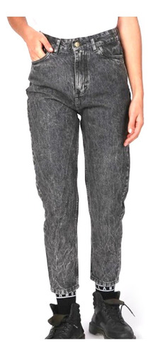 Billabong Mom Old School Black Pantalon Jean Mujer