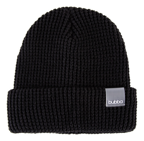 Beanie Waffle Black Bubba Essentials