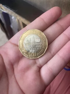 Moneda 20 Pesos Veracruz.