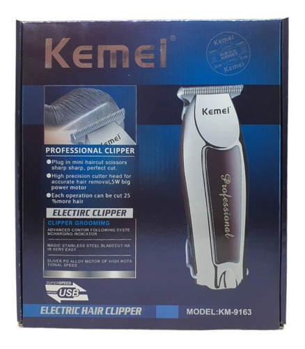 Maquina Afeitadora Profesional Kemei Km-9163