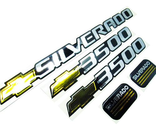 Emblemas Silverado Chevrolet 3500 Camionetas Calcomanías