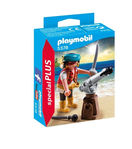 Playmobil 5378 Pirata Con Cañon